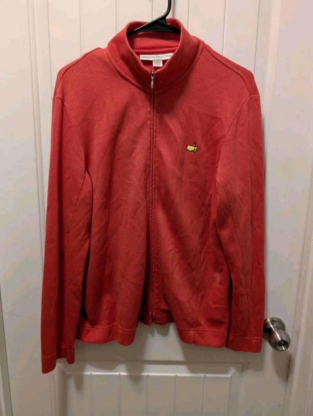 Masters Collection Coral Luxury 100% Cotton Golf Jacket Womens M Full-Zip